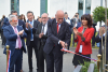 Inauguration des installations de l'OIEau - Coupure du ruban par Alain ROUSSET, Président de la région Nouvelle-Aquitaine